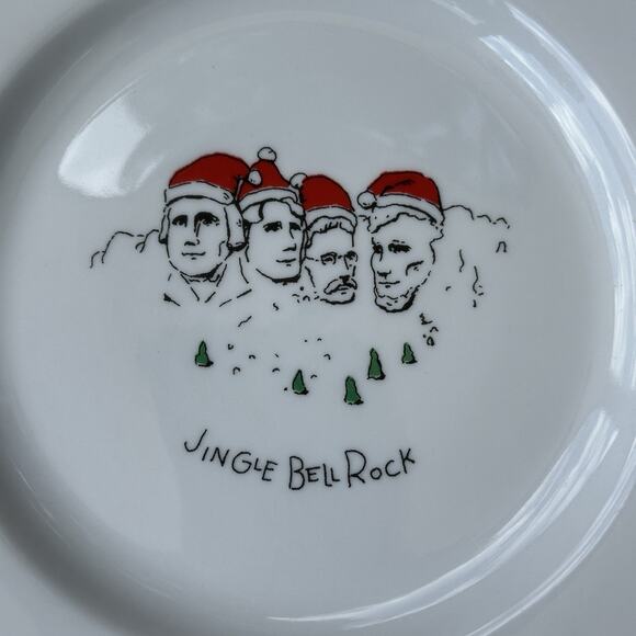 Merry Masterpieces Fine Porcelain Plate "Jingle Bell Rock” 1999 Dayton Hudson - Picture 2 of 4
